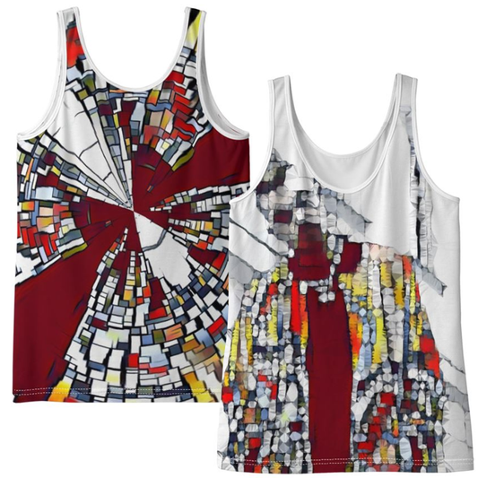 'AbovetheLaw' Ladies Vest Top