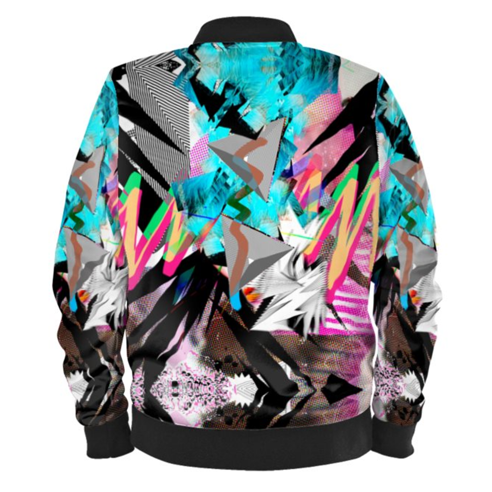 'Abstract II' Bomber Jacket