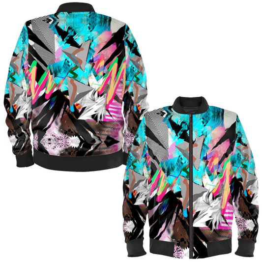 'Abstract II' Bomber Jacket