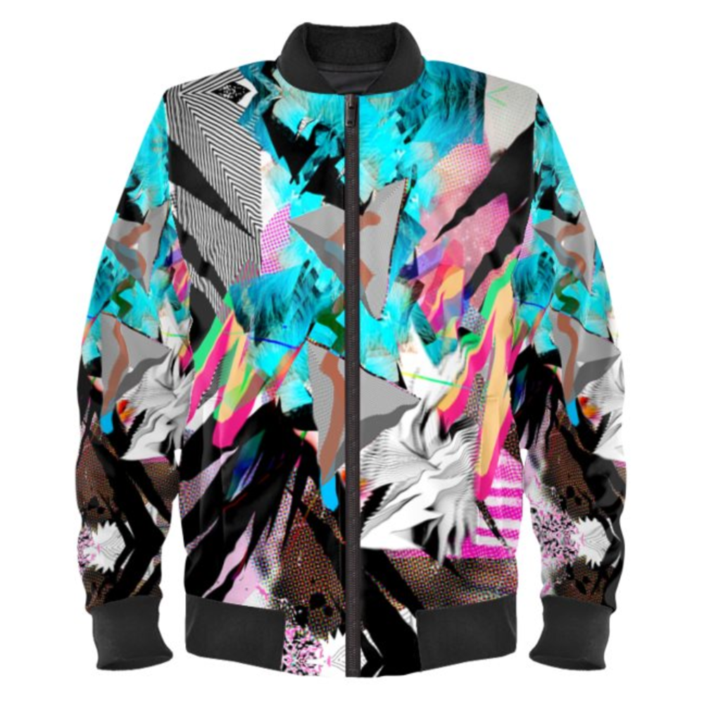 'Abstract II' Bomber Jacket