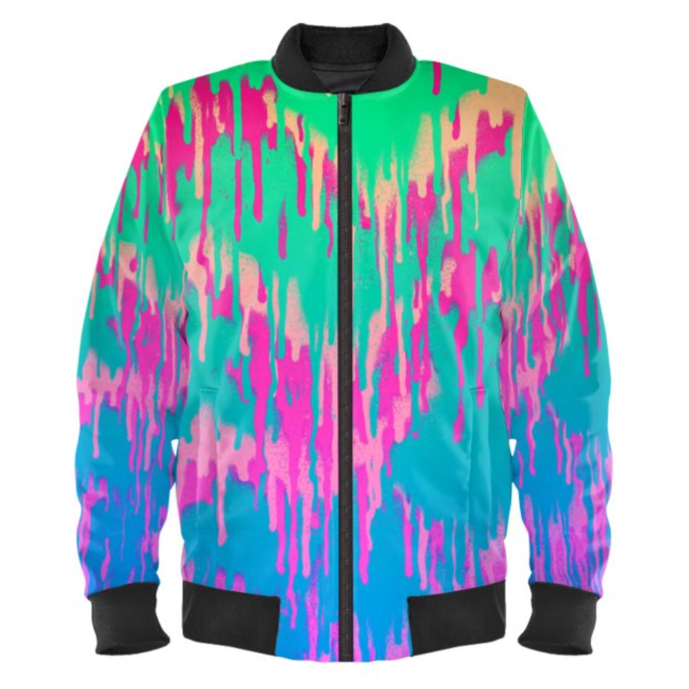 'Abstract' Ladies Bomber Jacket