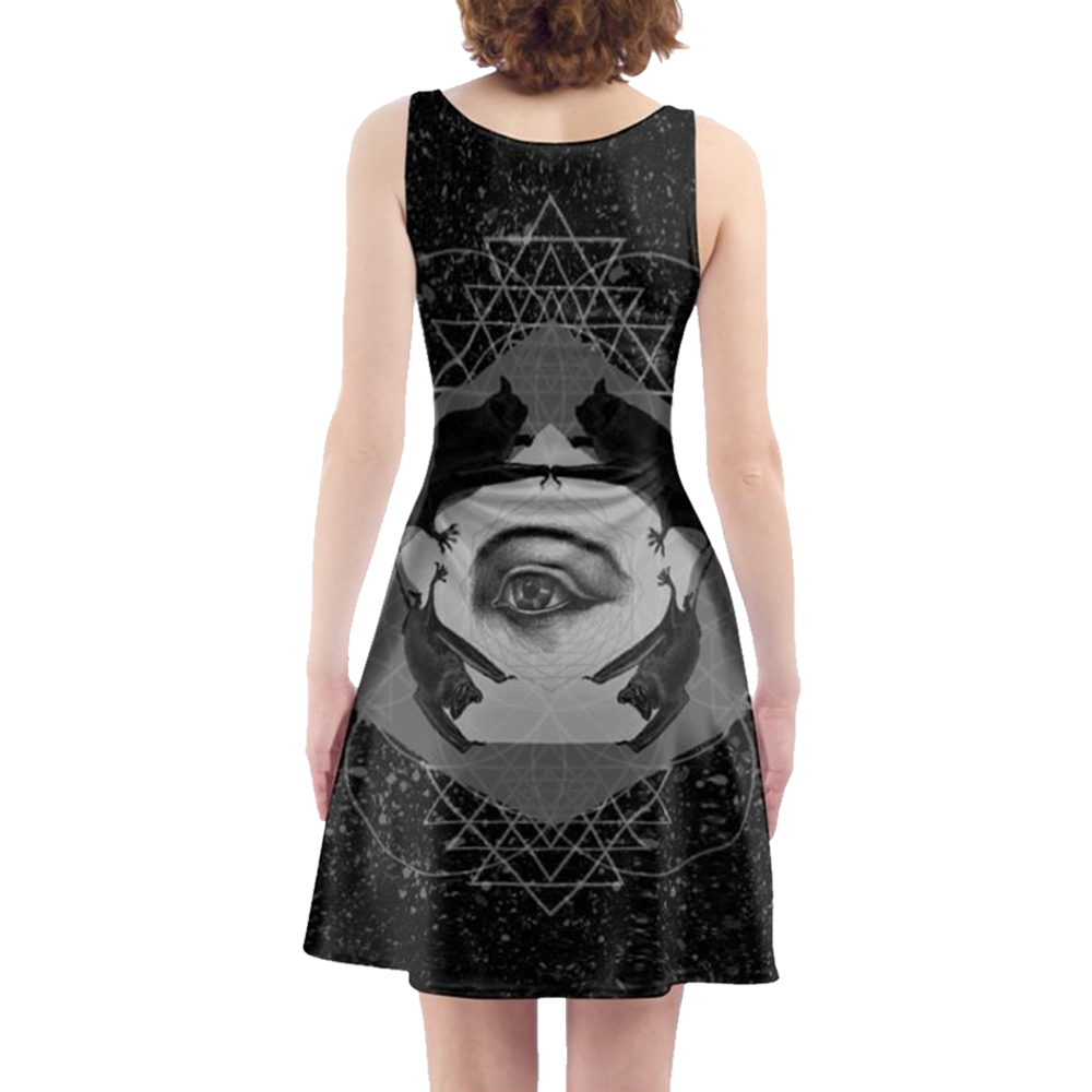 'All Seeing Eye' Skater Dress