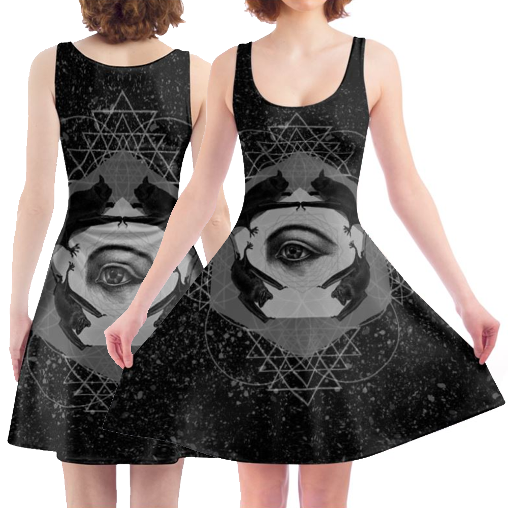 'All Seeing Eye' Skater Dress