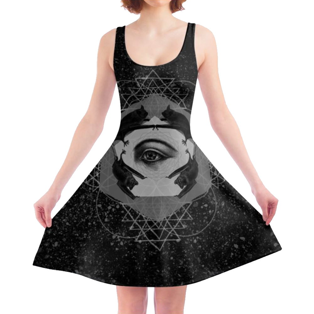 'All Seeing Eye' Skater Dress