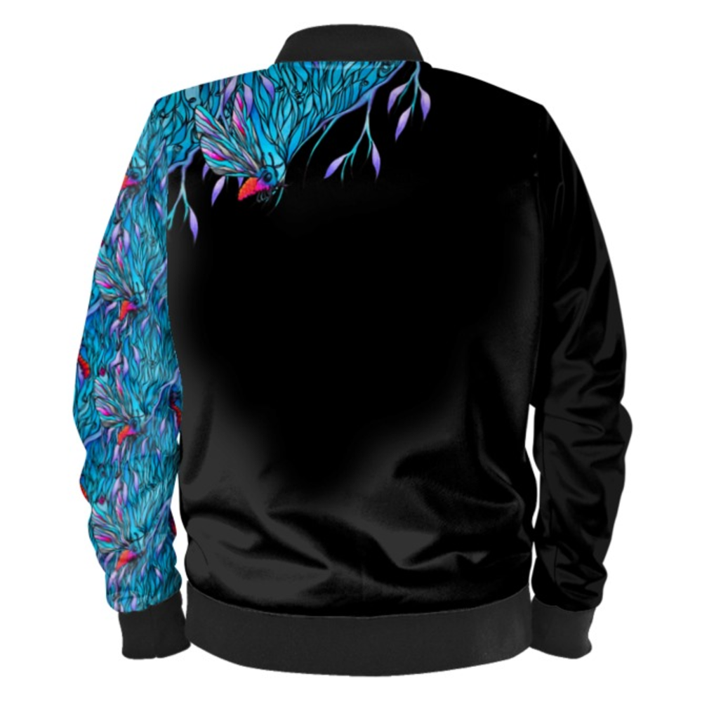 'Blue' Ladies Bomber Jacket