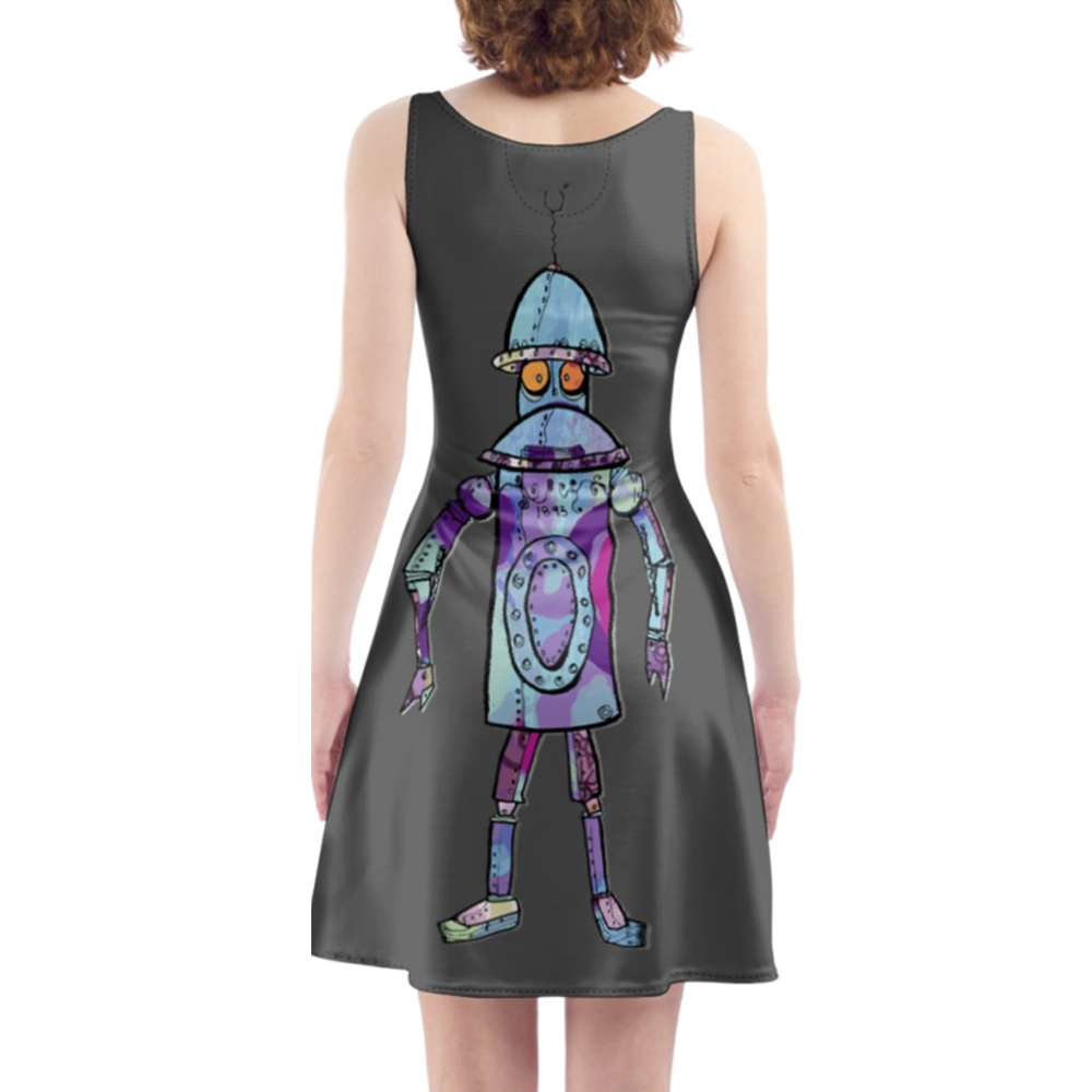 'Colin the Robot' Skater Dress