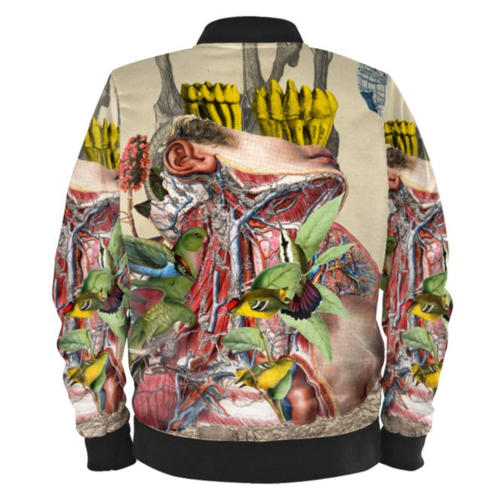 'Collage II' Bomber Jacket