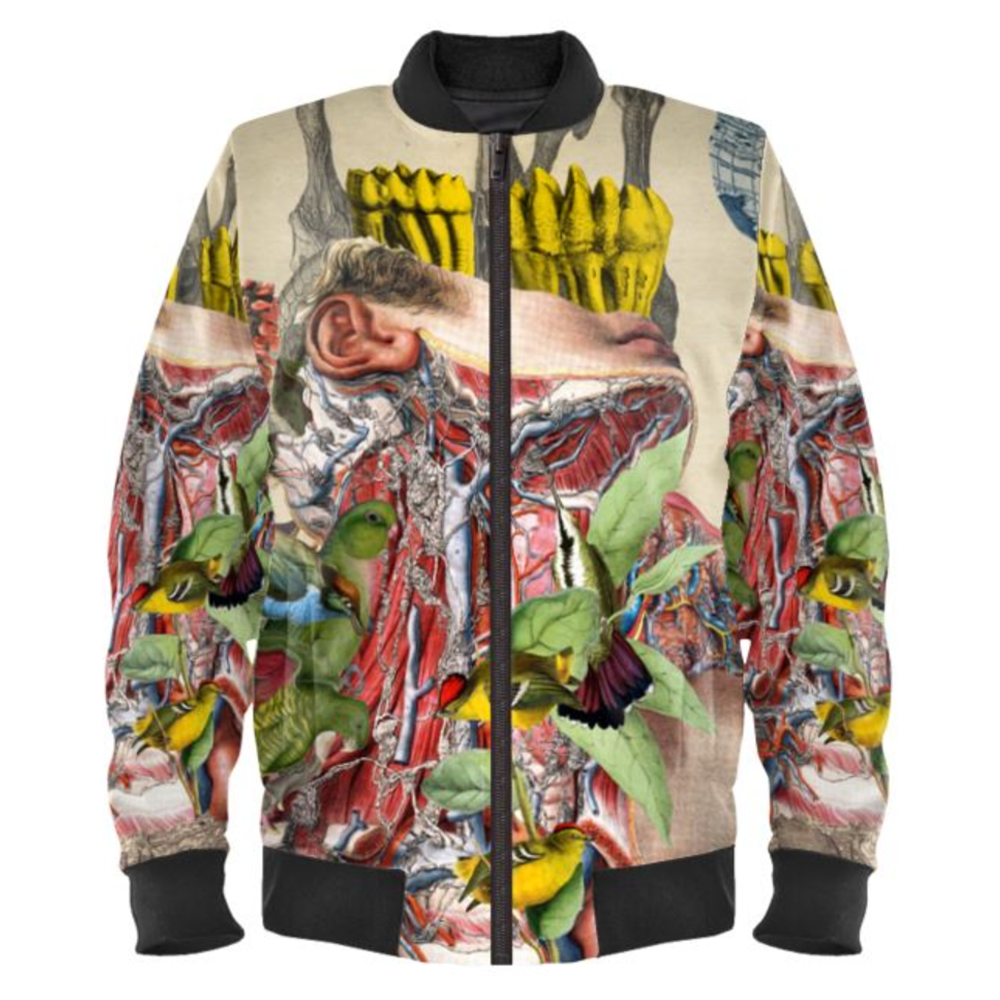 'Collage II' Bomber Jacket