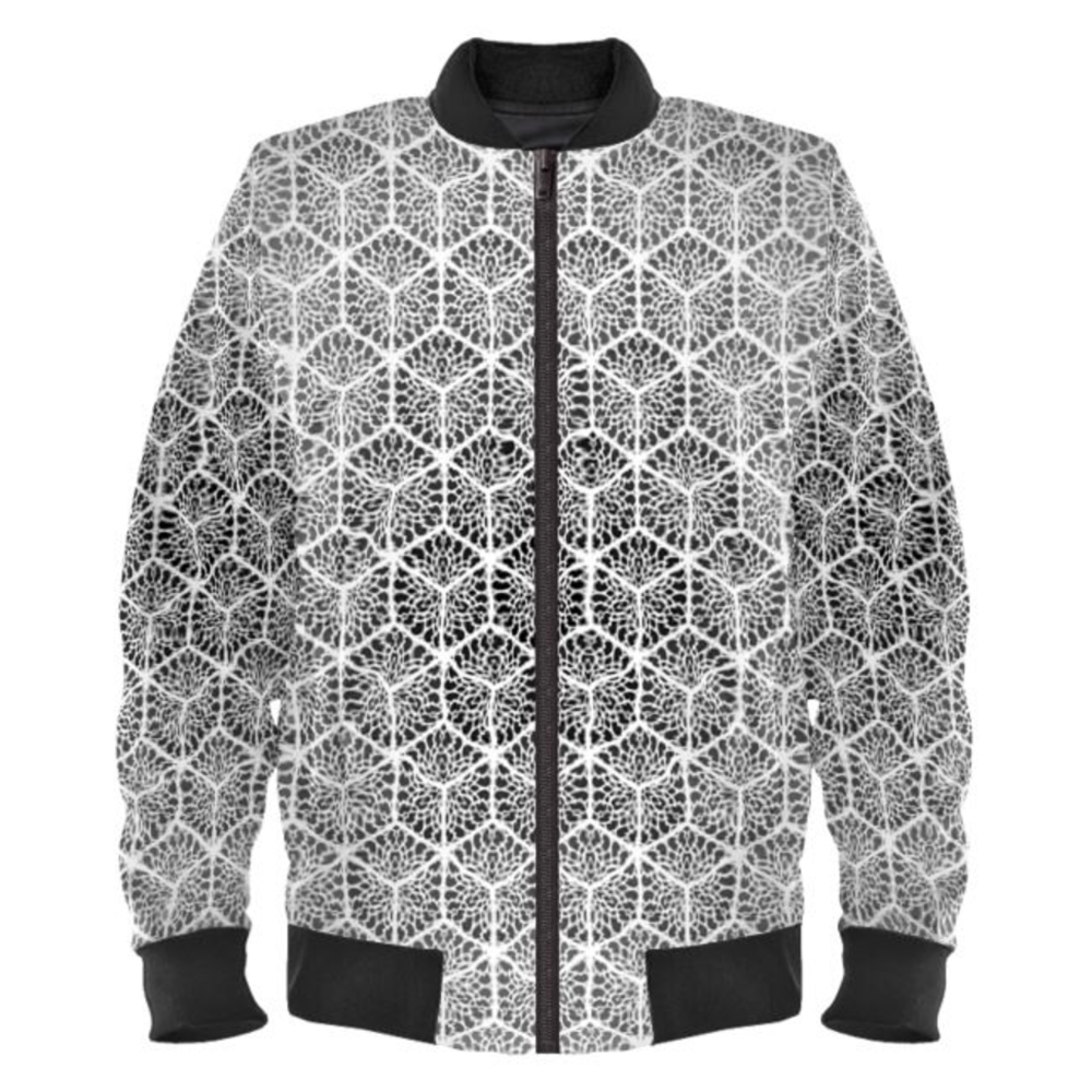 'Cranial Oblivion Dark III' Bomber Jacket