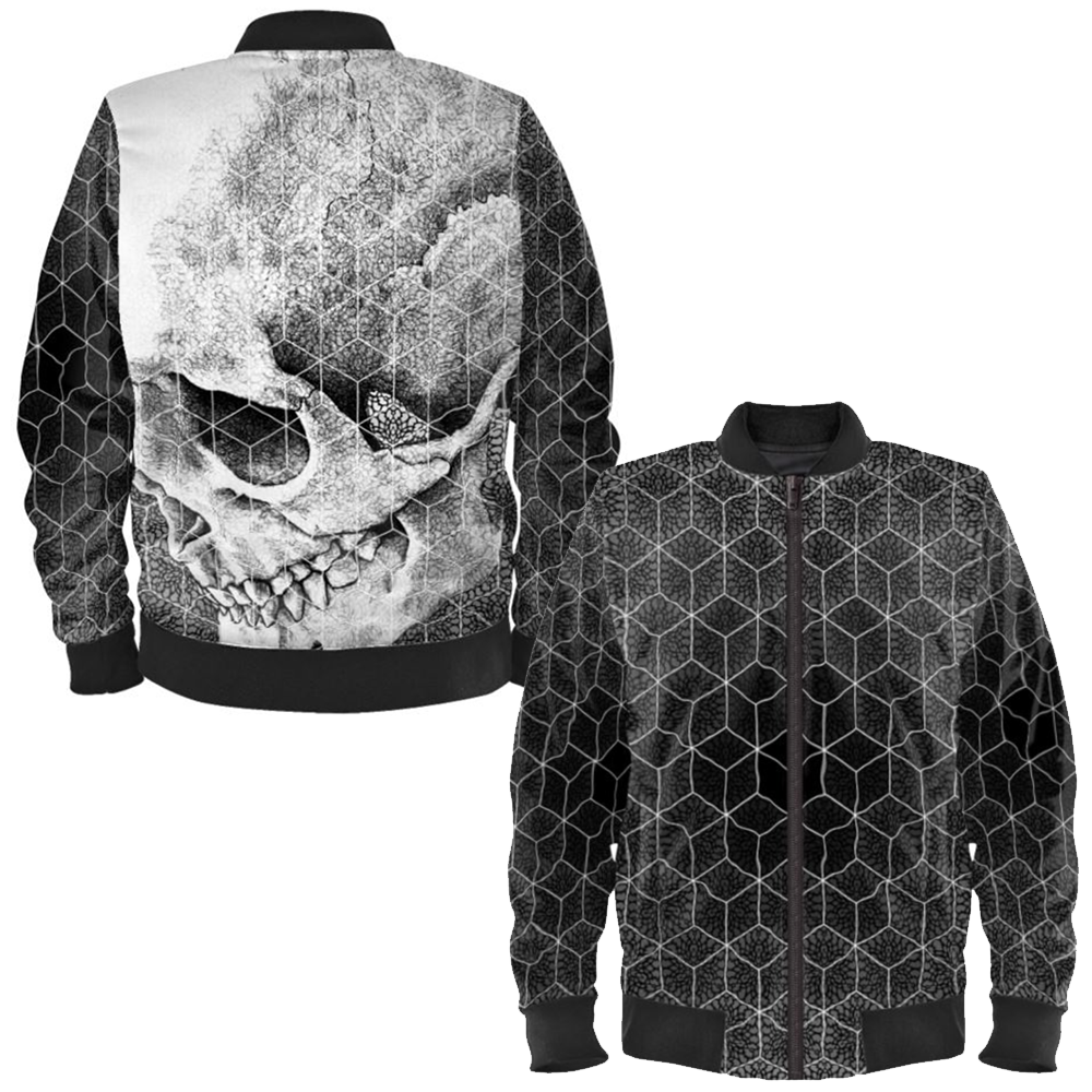 'Cranial Oblivion Light III' Bomber Jacket