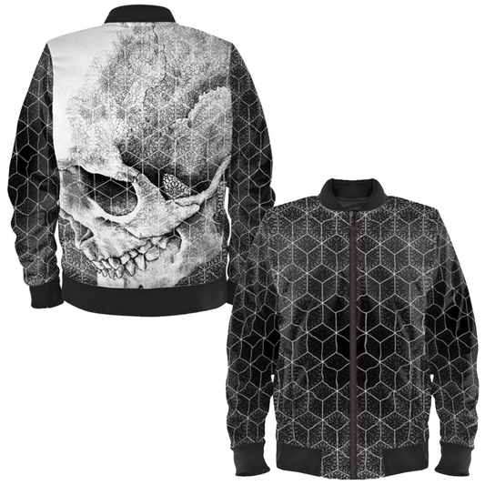 'Cranial Oblivion Light III' Bomber Jacket