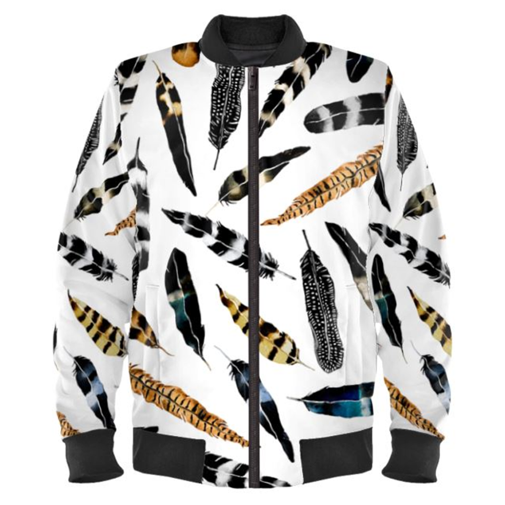 Feather Freedom Ladies Bomber Jacket