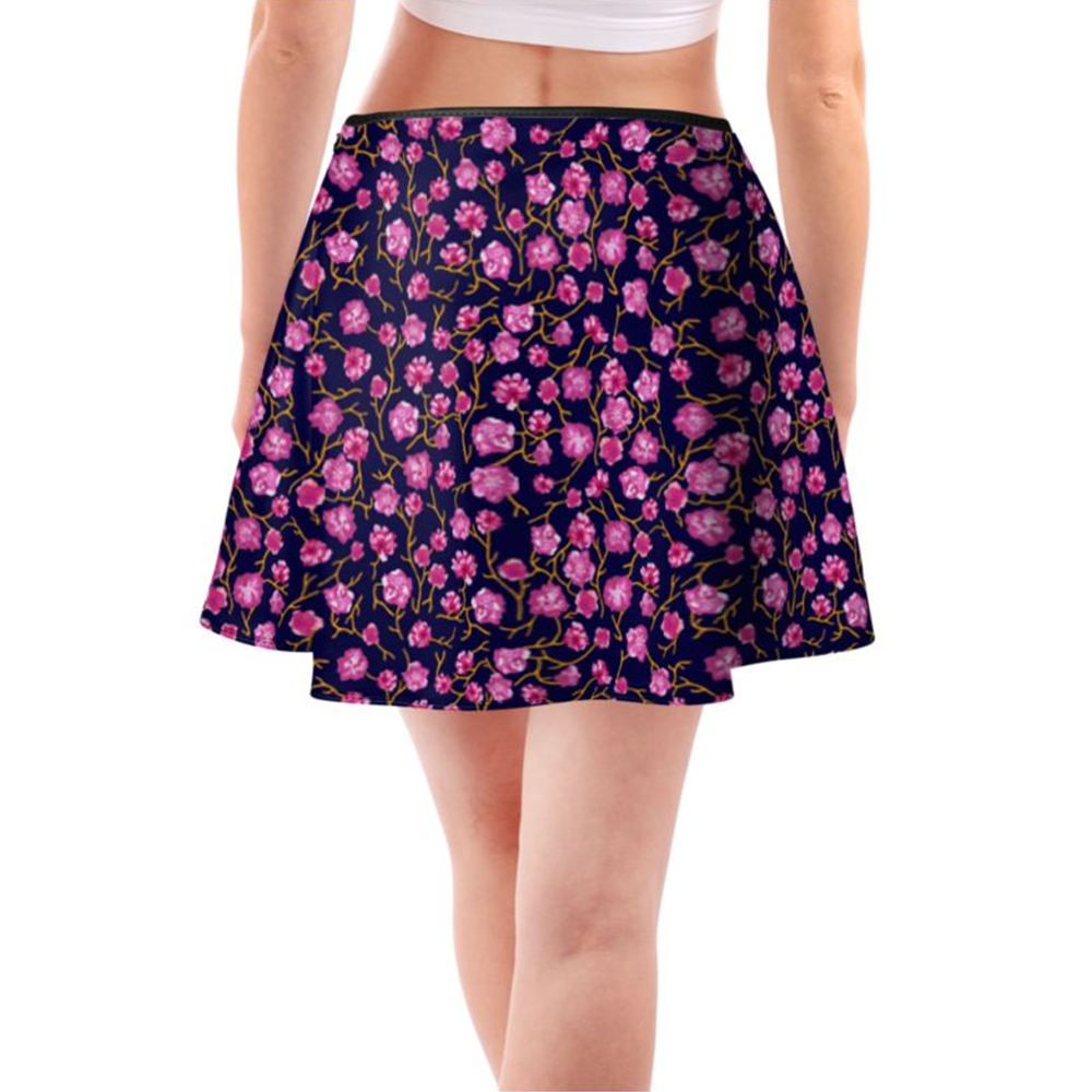 'Floral' Flared Skirt