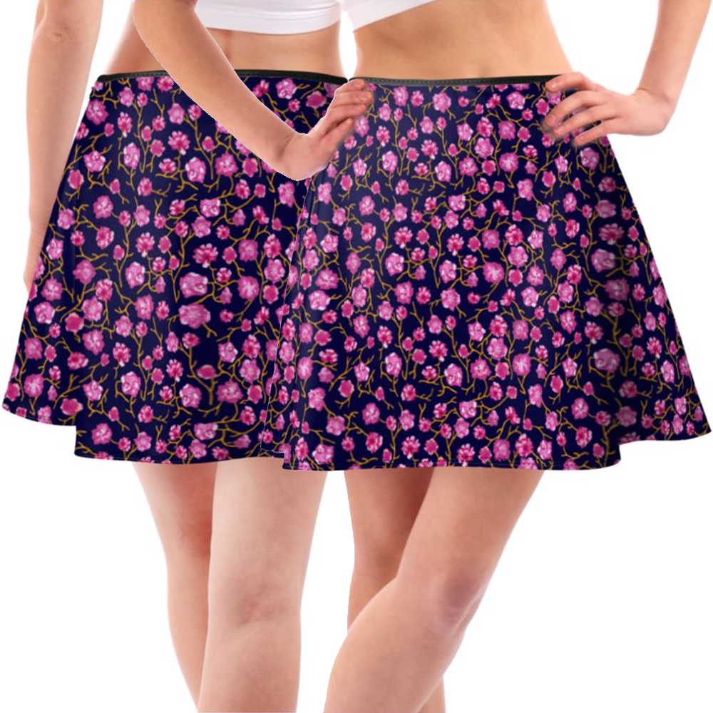 'Floral' Flared Skirt