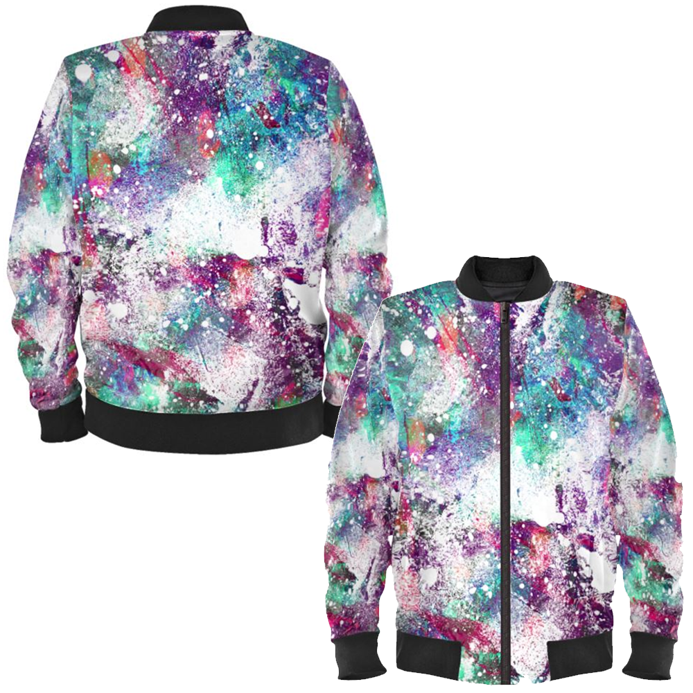 Galaxy Ladies Bomber Jacket