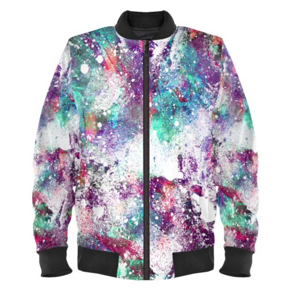 Galaxy Ladies Bomber Jacket