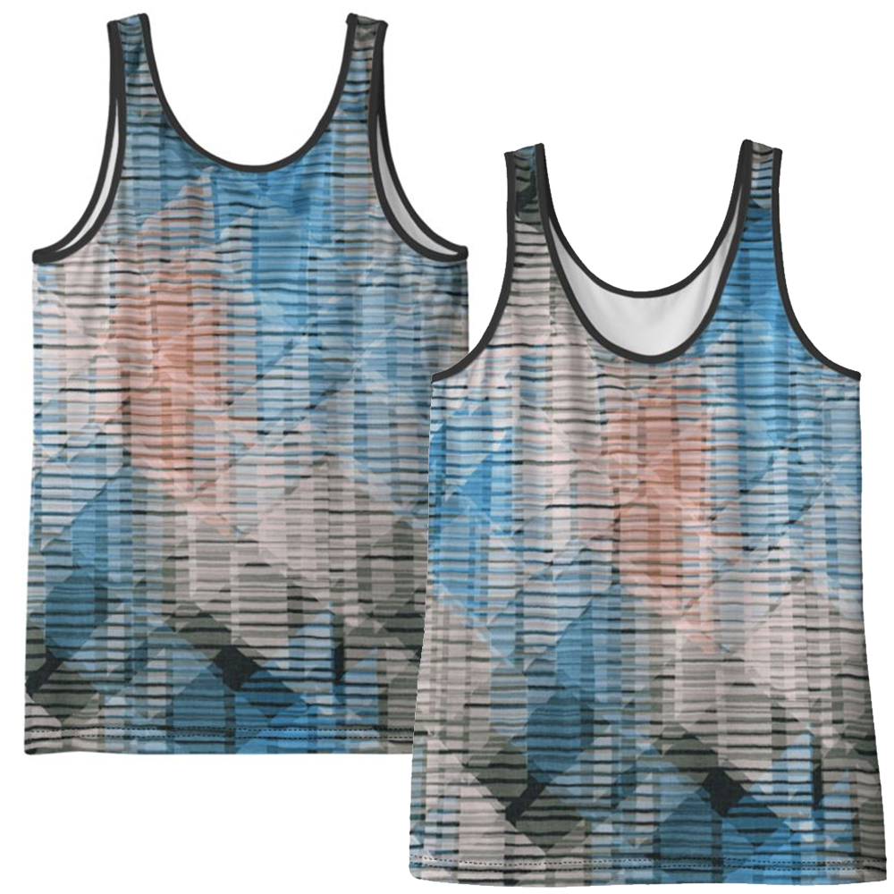 'Geolia Print' Ladies Vest Top