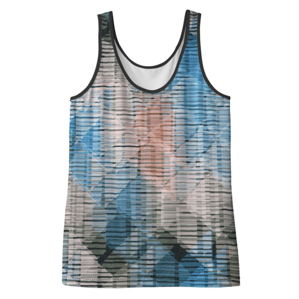 'Geolia Print' Ladies Vest Top