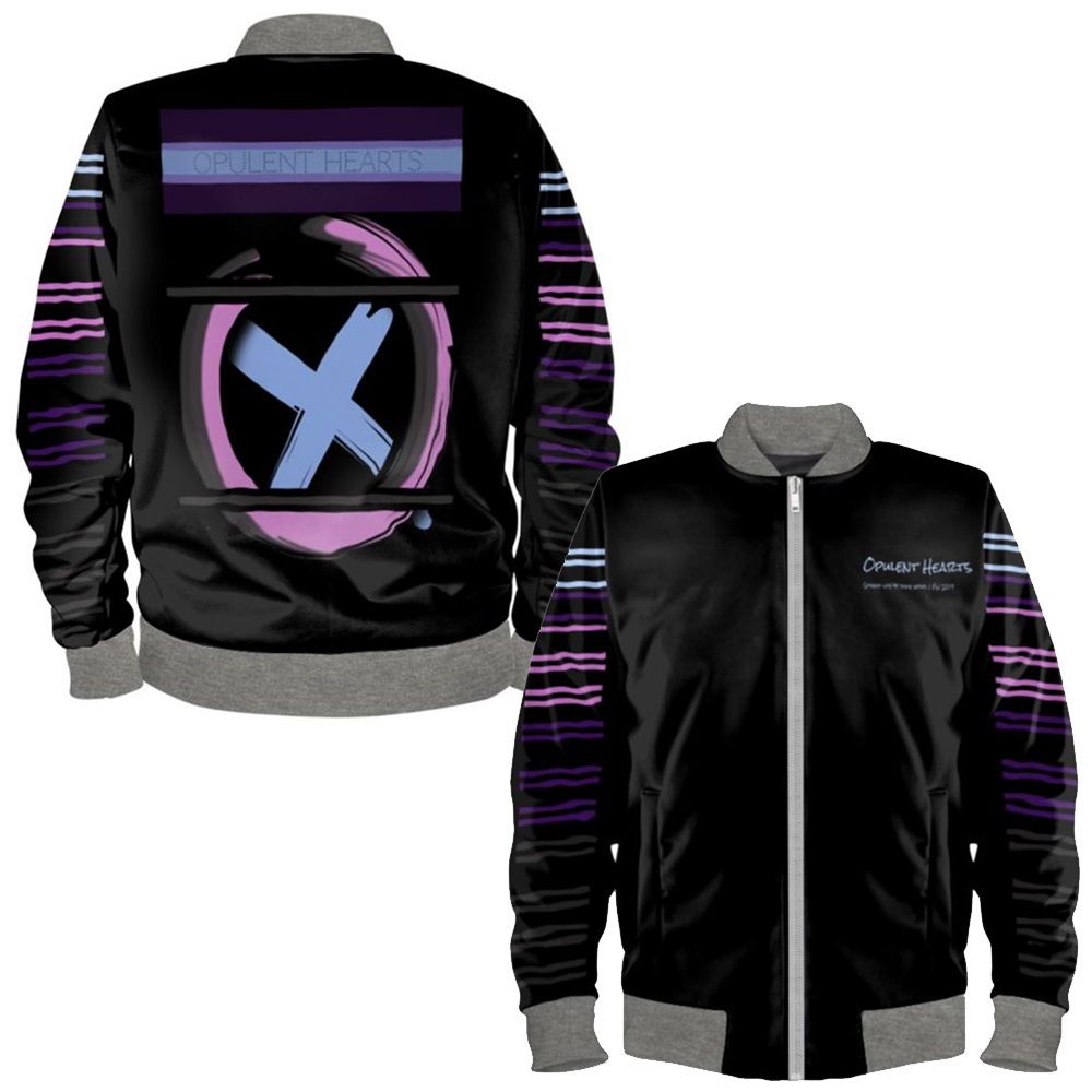 'Gradient XO2' Bomber Jacket