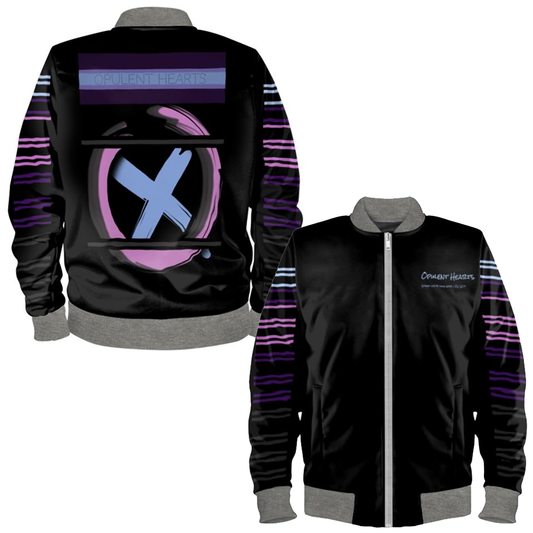 'Gradient XO2' Bomber Jacket