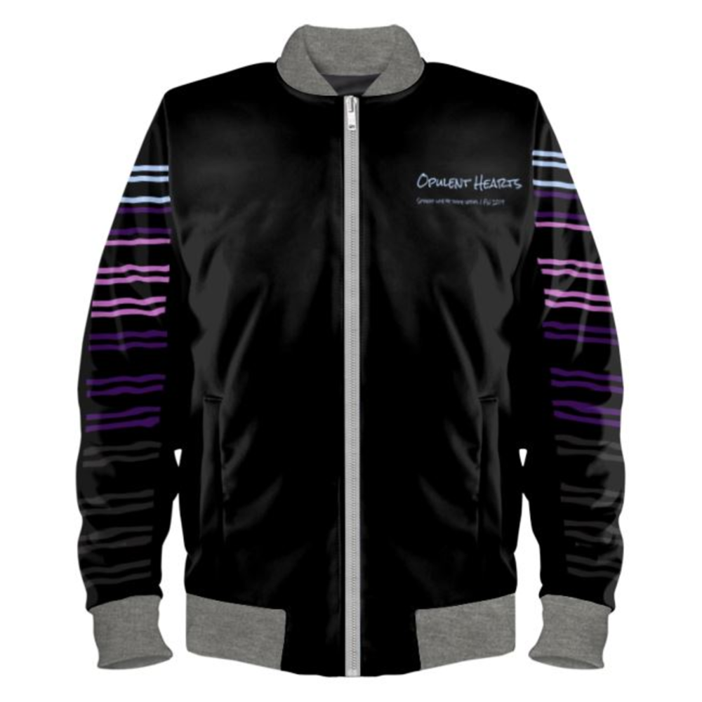 'Gradient XO2' Bomber Jacket