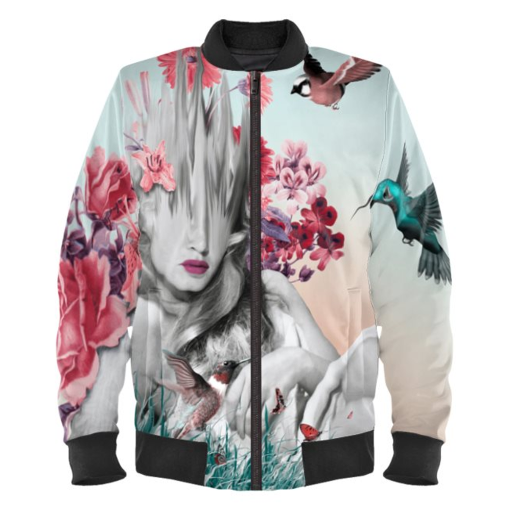 Rosa Picnic Ladies Bomber Jacket