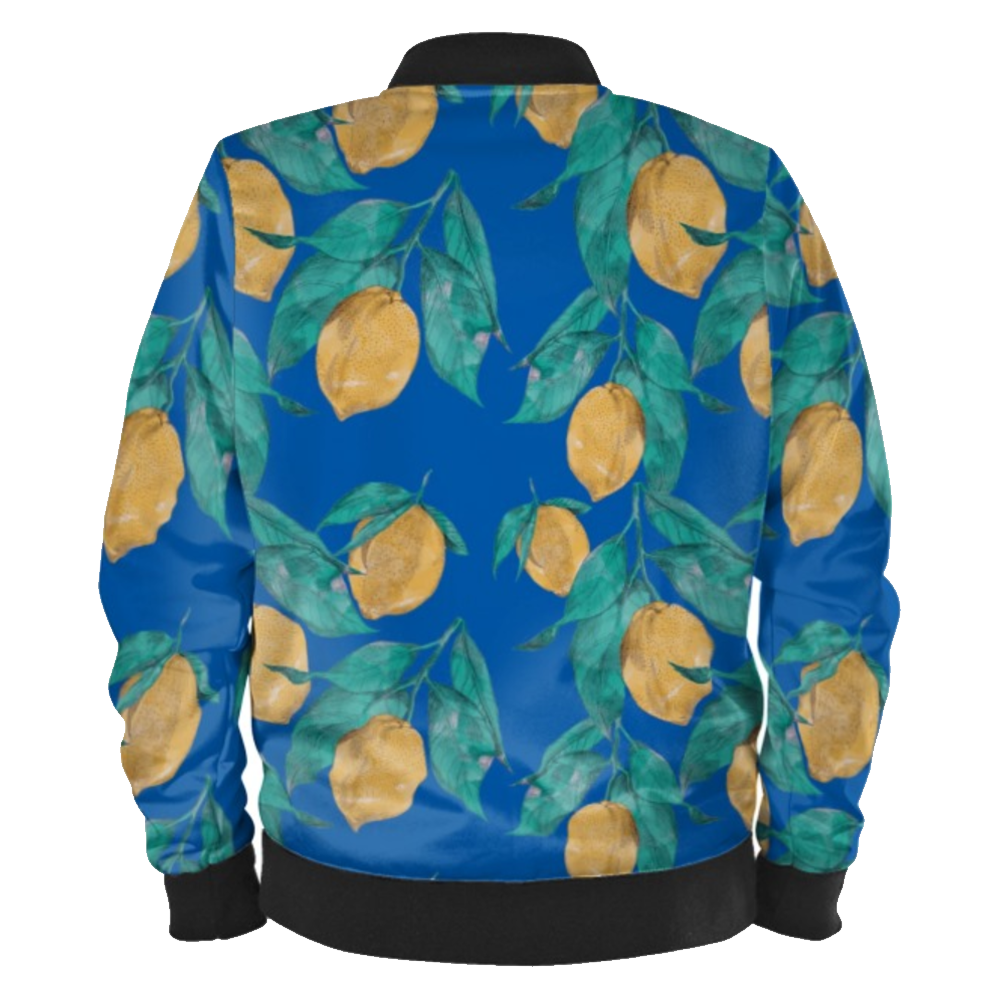 Lemon Ladies Bomber Jacket