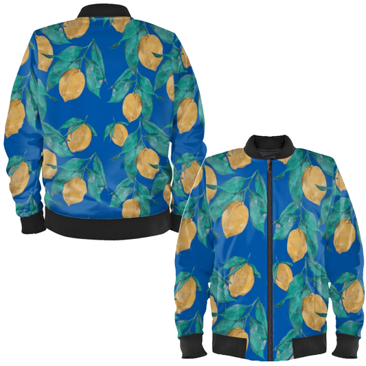 Lemon Ladies Bomber Jacket