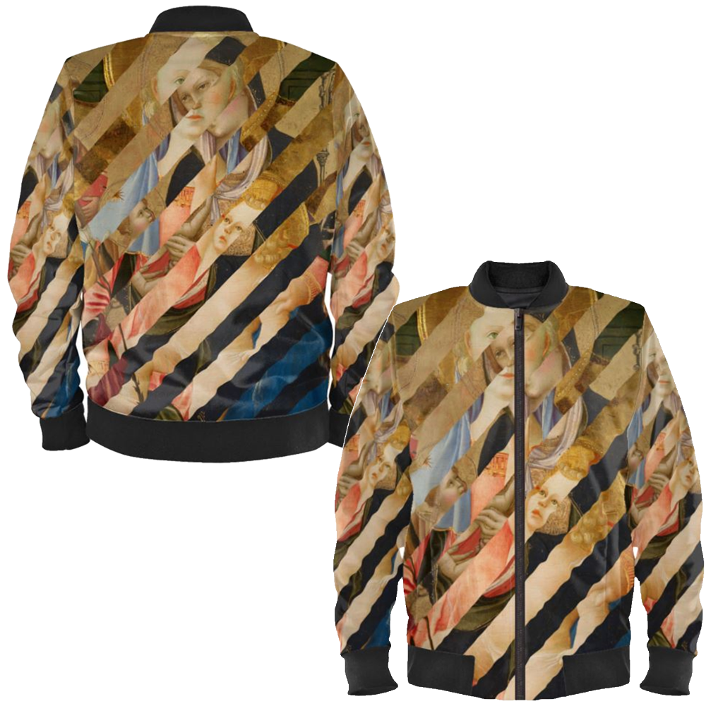 Mary Collage Ladies Bomber Jacket