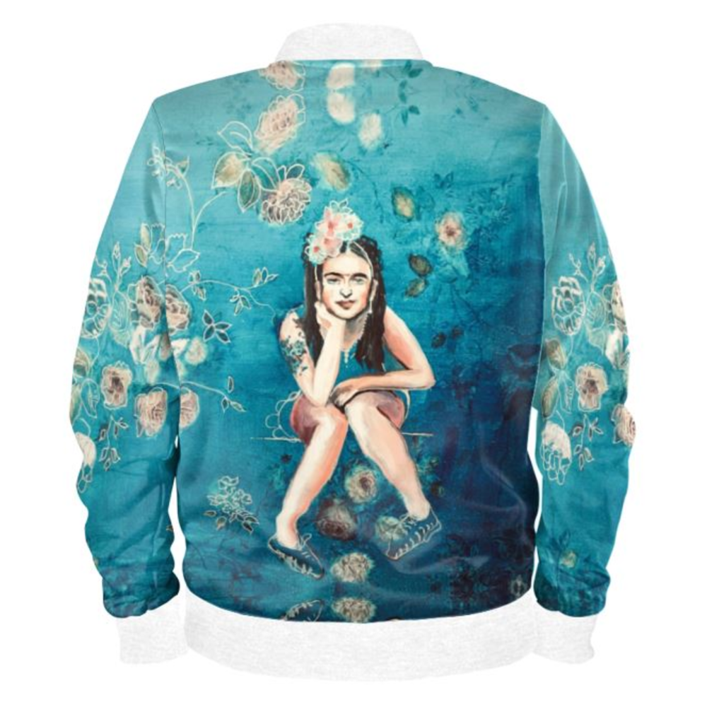 Modern Day Frida Ladies Bomber Jacket