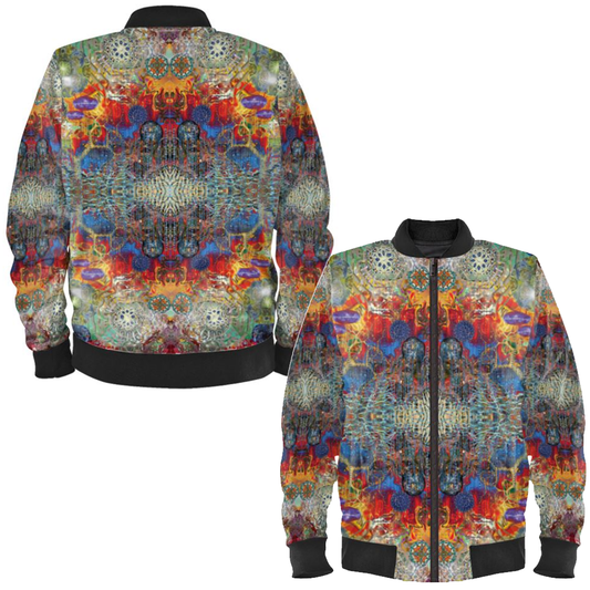 Moroccan Moon Ladies Bomber Jacket