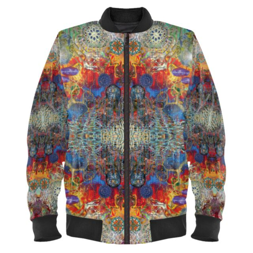 Moroccan Moon Ladies Bomber Jacket