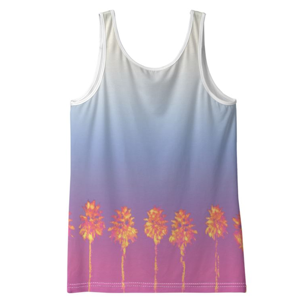 'Palm Trees collection' Ladies Vest Top