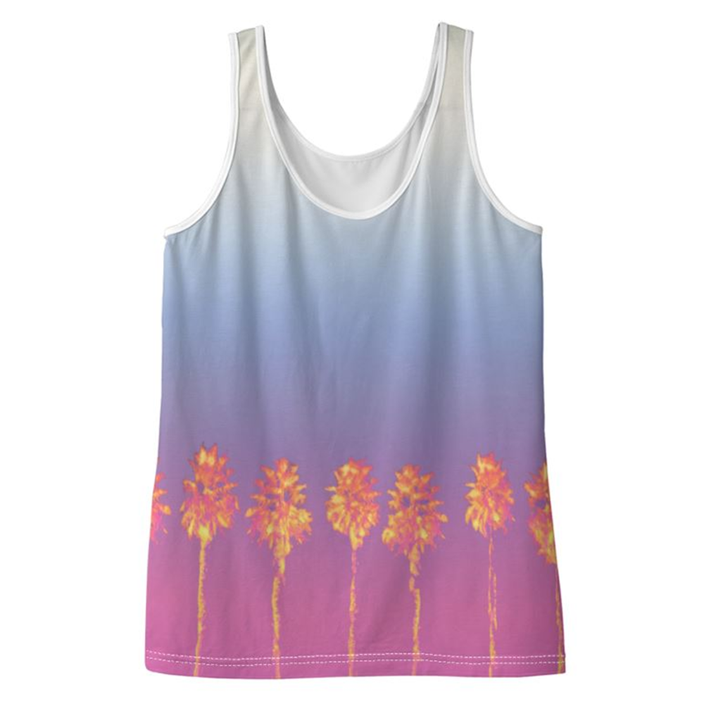 'Palm Trees collection' Ladies Vest Top