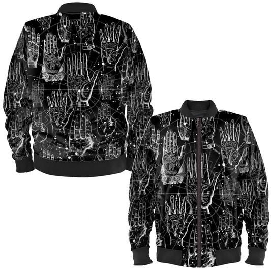 Palmistry Ladies Bomber Jacket