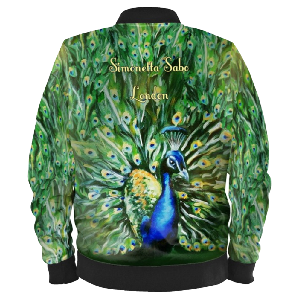 Peacock Ladies Bomber Jacket