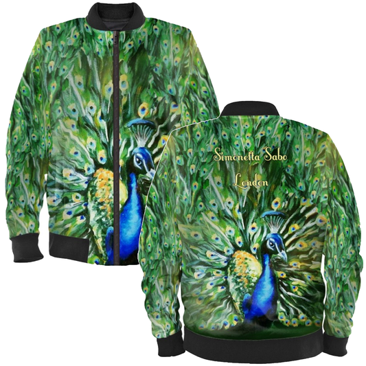 Peacock Ladies Bomber Jacket