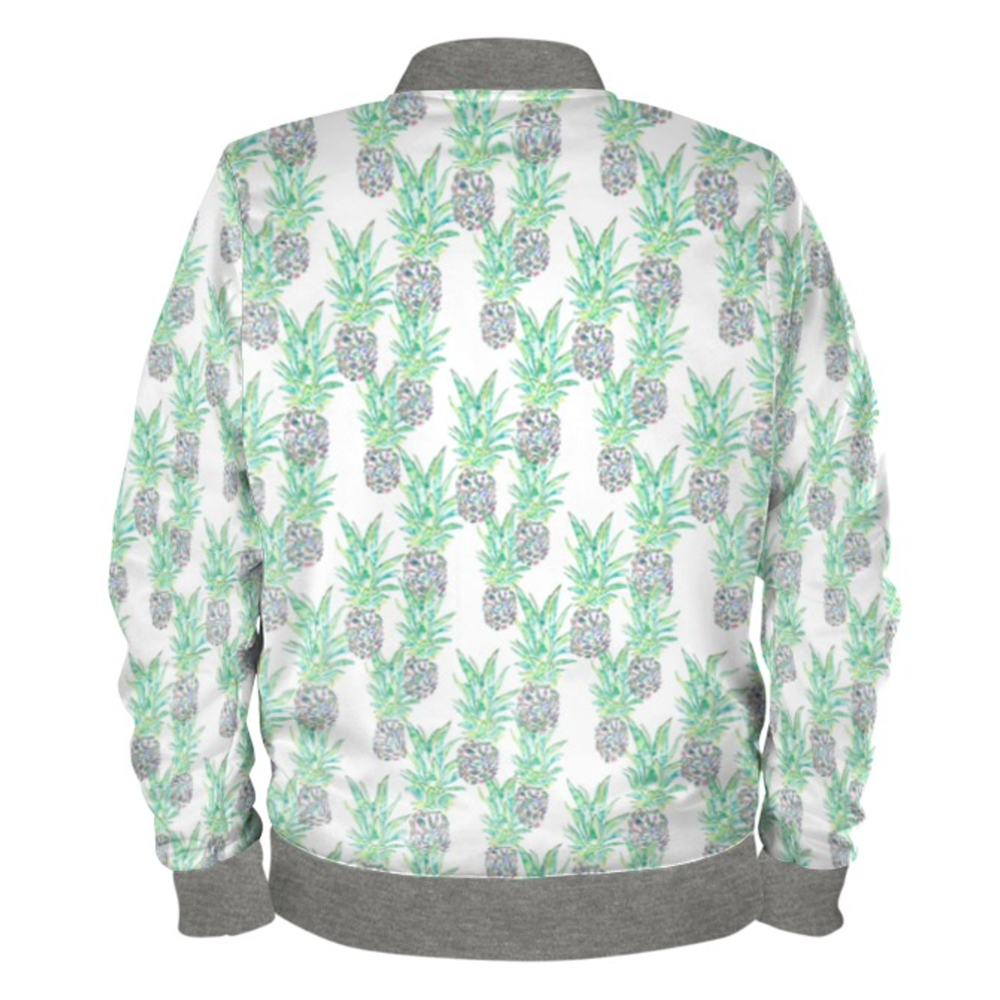 Pineapple Ladies Bomber Jacket