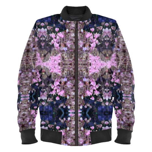 Pink Drop Ladies Bomber Jacket