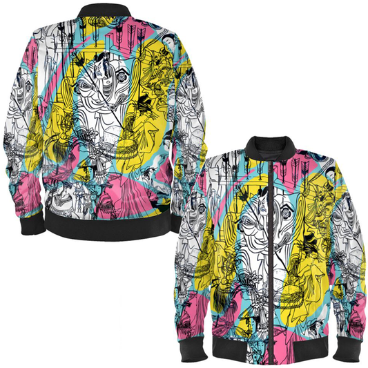 Pop Art 2 Ladies Bomber Jacket