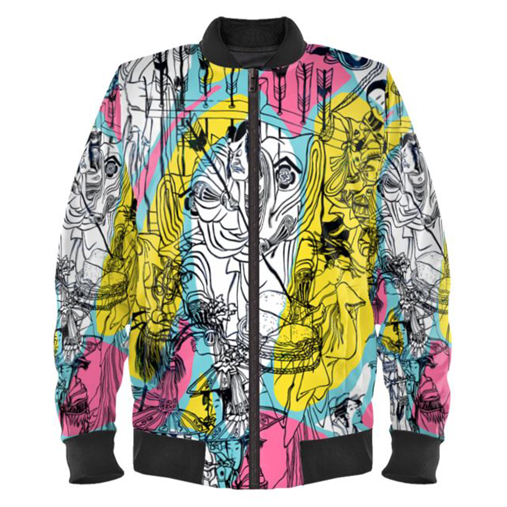 Pop Art 2 Ladies Bomber Jacket