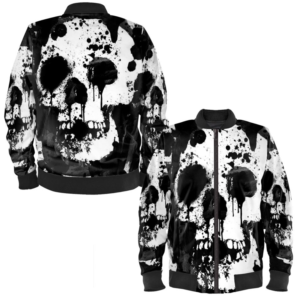 'Skull I' Bomber Jacket