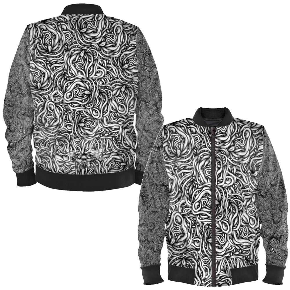 Snakes & Centipede Ladies Bomber Jacket