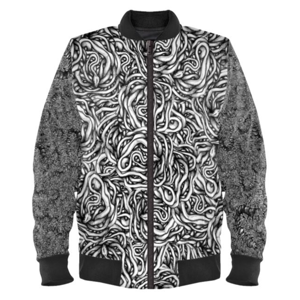 Snakes & Centipede Ladies Bomber Jacket