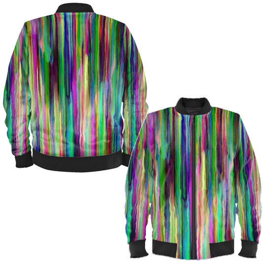 Stripe Me Ladies Bomber Jacket