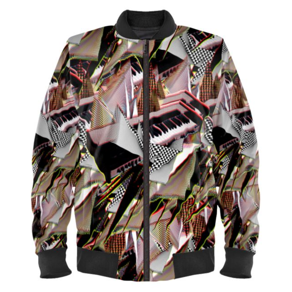 'Techno' Bomber Jacket