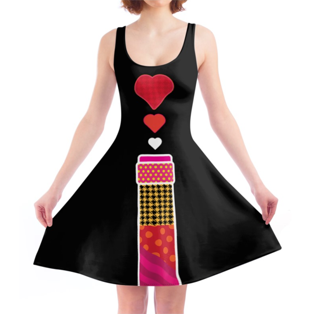 'The Brewery of Love' Skater Dress (Red, White or Black)