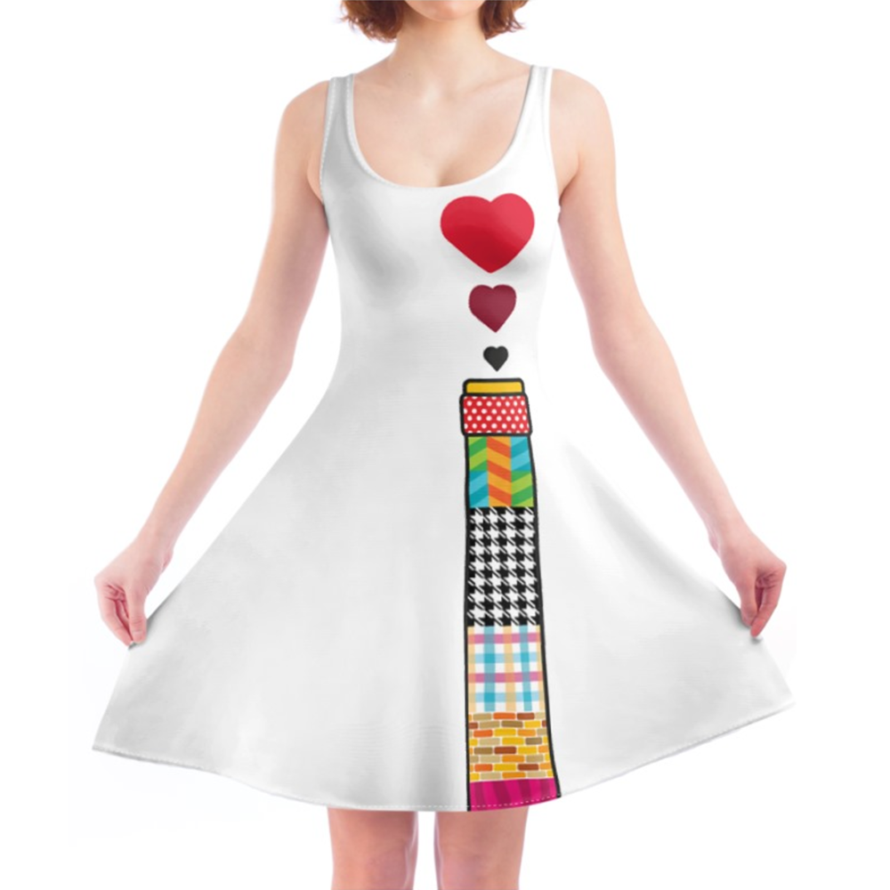 'The Brewery of Love' Skater Dress (Red, White or Black)