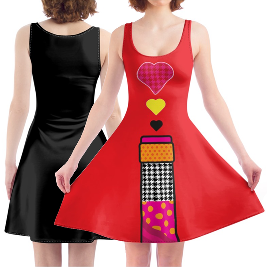 'The Brewery of Love' Skater Dress (Red, White or Black)