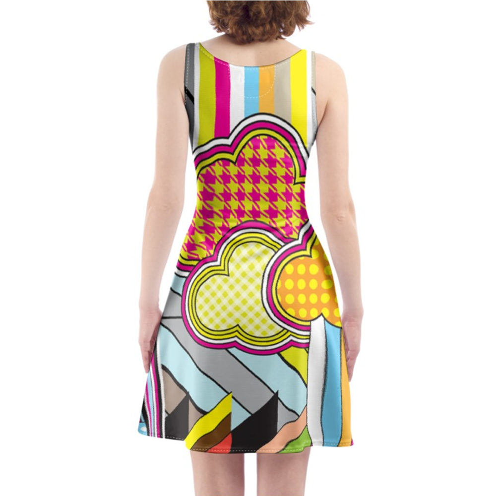 'The Factory of Colours' Skater Dress